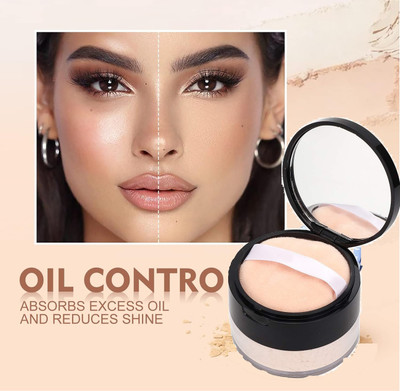 USBK HIGH COVERAGE MAKEUP SETTING LOOSE POWDER Compact(BEIGE, 30 g)