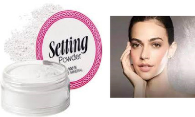 Luipui white color setting powder for normal pack of 1 Compact(white, 30 g)