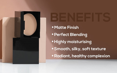 SEUNG LONG LASTING MATTE FINISH PRESSED COMPACT Compact(IVORY, 15 g)