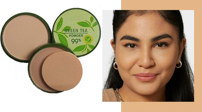 Neycare water proof new compact powder 2 in 1 look pack of 1 Compact(BEIGE, 20 g)