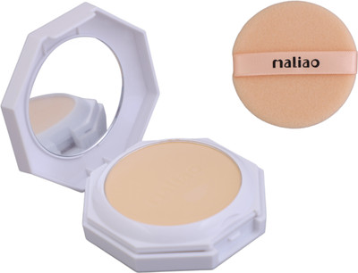maliao Prime & Fine oil control Crystal Compact with soft puff (Shade 03, 20 gm) Compact(Beige, 12 g)