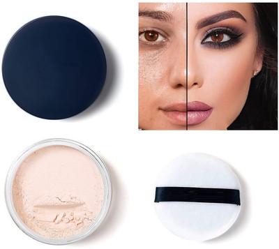 Latixmat Translucent Loose Setting Powder Compact(Ivory, 8 g)