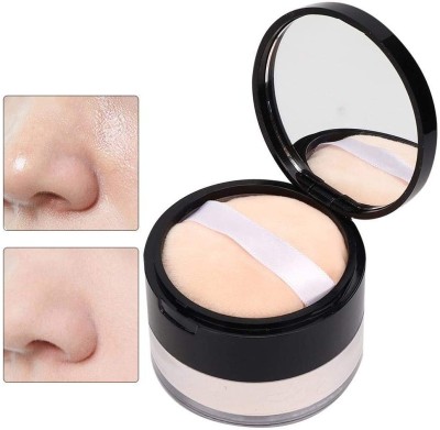 WOONGMI Smooth Loose Powder Makeup Transparent Finishing Oil Control Waterproof For Face Compact(NATURAL, 10 ml)