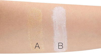REIMICHI Professional Illumination Face Makeup powder Highlighter Compact(gold silver, 30 g)