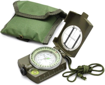 vastu-vigyan Multi function Compass / Military Army Metal Waterproof Compass ( Pack of 1 ) Compass(Green)