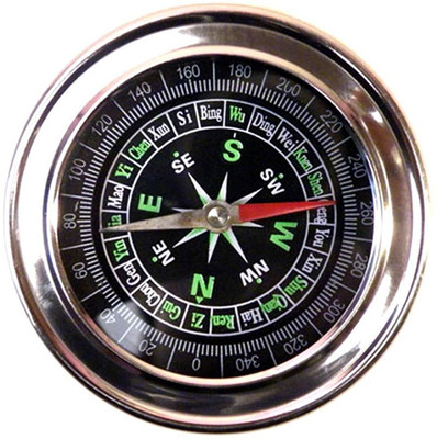 COMPAS New Stainless Steel Directional Magnetic Compass(Silver)