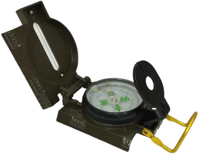 XPEDITION XPERTS High Accuracy Metal Military Compass for Directions, Lensatic Compass CP-2215 Compass(Green)