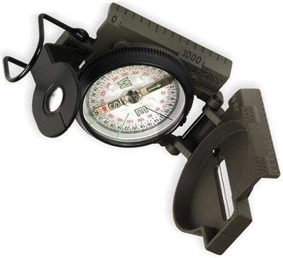 Foldingg Multifunctional Folding Metal Hand Held Lensatic Waterproof Army Outdoor Camping Compass(Multicolor)