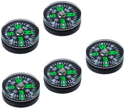 XPEDITION XPERTS High Accuracy Magnetic Direction Compass Pack of 5 (Very Small Compass) Compass(Black)