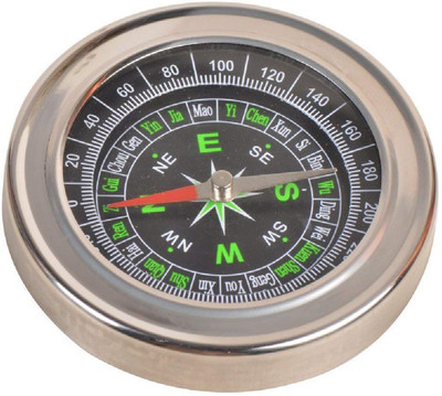 KRAFTMASTERS Compass Stainless Steel for Navigation Travel Camping Compass(Multicolor)