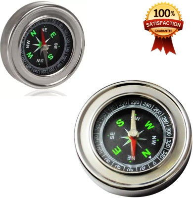 COMPASSs New Stainless Steel Directional Magnetic Compass(Silver)