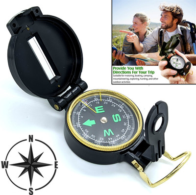 APRO Engineer Directional Compass North Arrow Floating Metal Dial Compass Compass(Black)