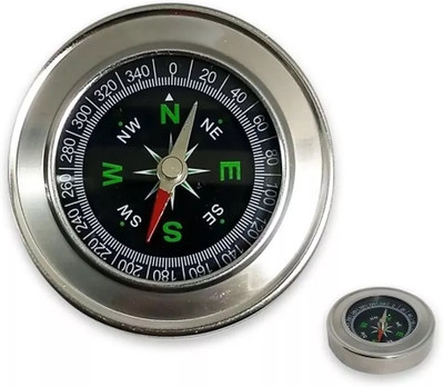 ASTOUND Magnetic Compass Navigator High Accuracy-Silver Compass(Silver)