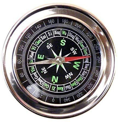 SANJAYSTOREN Compass Stainless Steel Directional Military Magnetic Compass Compass(Gold)