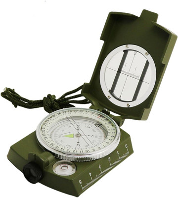 Real Instruments Compass K4580 Sportneer Survival Compass Military Camping Hiking Map Navigation Compass(Green)