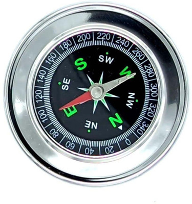UFG Creatives Stainless Steel Directional Pocket Magnetic Compass Compass(Silver)