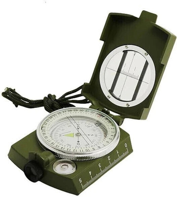 XPEDITION XPERTS High Accuracy Metal Waterproof Military Compass for Directions Compass CP-2214 Compass(Green)