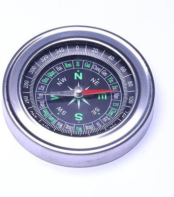 Power Up Stainless Steel Directional Magnetic Compass (Pack Of 2) Compass(Silver)