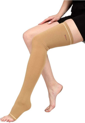 Beltona Above-Knee Men, Women Compression(Beige Full Sleeve)