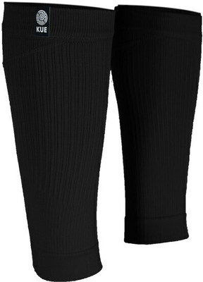KUE Calf Compression Sleeve for Calf Support, Circulation, Swelling, Size- S/M Men, Women Compression(Black Full Sleeve)