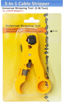 GoodsBazaar HT-352 Stripping Tool Universal Adjustable Cable Wire Jacket Stripper Cutter Hand Tool Kit(1 Tools)