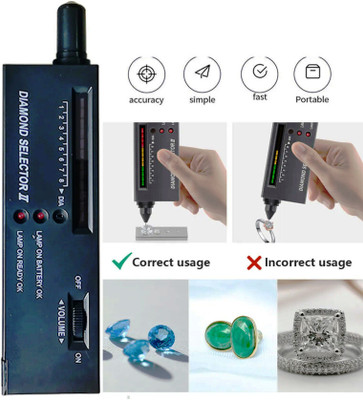 GoodsBazaar Diamond Selector II for Detecting Fake Diamond Jewelry Tester Gemstone Meter Digital Multimeter(2000 Counts)