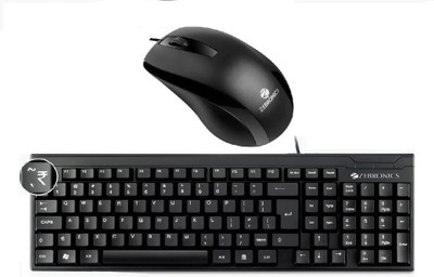 ZEBRONICS ZEB-K35-ALEX COMBO Combo Set(Black)