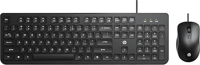 HP KM190 Wired Mouse and Keyboard Combo Combo Set(Black)
