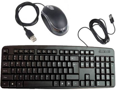 ANJO USB Wired Keyboard & USB Wired Mouse 2 in 1 Combo Set
