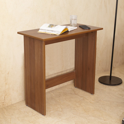 lussomobily lussomobily Study Table with Leg Space Modern Computer Desk Engineered Wood Computer Desk(Modular, Finish Color - Walnut, DIY(Do-It-Yourself))