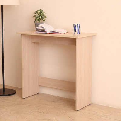 lussomobily lussomobily Study Table with Leg Space Modern Computer Desk Engineered Wood Computer Desk(Modular, Finish Color - Beige, DIY(Do-It-Yourself))