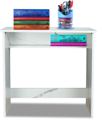 NE Furniture Engineered Wood Study Table(Free Standing, Finish Color - White, DIY(Do-It-Yourself))