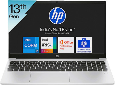 HP Professional Intel Core i5 13th Gen 1334U Turbo Boost Finger Print - (32 GB/512 GB SSD/Windows 11 Pro) 250 G10 Thin and Light Laptop(15.6 inch, Silver Grey, 1.59 kg, With MS Office)