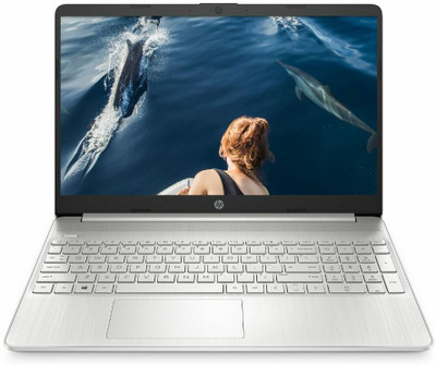 HP Laptop Ryzen 3 Quad Core 5300U - (8 GB/512 GB SSD/Windows 11 Home) 15s- eq2212AU Thin and Light Laptop(15.6 Inch, Natural Silver, 1.69 Kg, With MS Office)