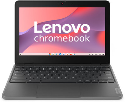 Lenovo 100e Chromebook Gen 4 MediaTek MediaTek Kompanio 528 – (4 GB/64 GB EMMC Storage/Chrome OS) 82W0001DHA Chromebook  (11.6 Inch, Graphite Grey, 1.23 Kg) For Rs. 10499 @ 72 %