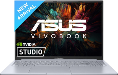 ASUS Vivobook 16X (2025) for Creator with Office 2024 + M365 Basic, Intel Core i5 13th Gen 13420H - (16 GB/512 GB SSD/Windows 11 Home/4 GB Graphics/NVIDIA GeForce RTX 3050/144 Hz) K3605VC-RP413WS Gaming Laptop(16 Inch, Cool Silver, 1.8 Kg, With MS Office)