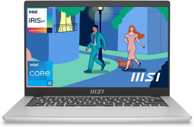 MSI Intel Core i5 12th Gen 1235U - (16 GB/512 GB SSD/Windows 11 Home) Modern 14 C12MO-1299IN Business Laptop(14 Inch, Silver, 1.4 Kg, With MS Office)