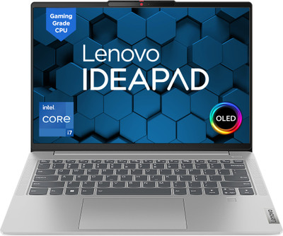 Lenovo IdeaPad Slim 5 WUXGA-OLED Intel Intel Core I7 13th Gen 13620H – (16 GB/512 GB SSD/Windows 11 Home) 14IRL8 Thin And Light Laptop (14 Inch, Cloud Grey, 1.46 Kg, With MS Office) For Rs. 74190 @ 42 %