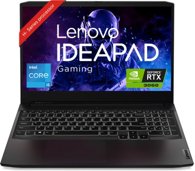 Lenovo IdeaPad Gaming 3 Intel Intel Core i5 11th Gen 11300H - (16 GB/512 GB SSD/Windows 11 Home/4 GB Graphics/NVIDIA GeForce RTX 3050) 15IHU6 | 15IHU6D1 Gaming Laptop(15.6 Inch, Shadow Black, 2.25 Kg, With MS Office)