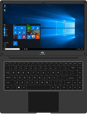 walker Intel Celeron Dual Core - (4 GB/128 GB SSD/Windows 11 Home) NU14A1 Thin and Light Laptop(14.1 inch, Black, 1.3 kg)