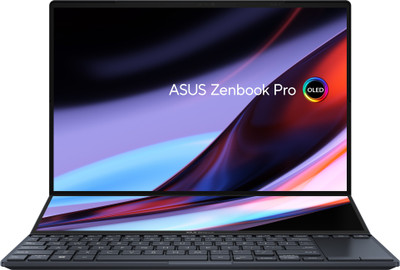 ASUS Zenbook Pro 14 Duo OLED (2022) Touch Panel Core i7 12th Gen - (16 GB/1 TB SSD/Windows 11 Home) UX8402ZA-LM711WS Thin and Light Laptop(14.5 inch, Tech Black, 1.70 Kg, With MS Office)
