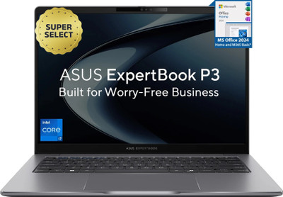 ASUS Expertbook P3 Metal Intel Core i7 13th Gen 13620H - (32 GB/1 TB SSD/Windows 11 Home) P3405CVA-LY0308WS Thin and Light Laptop(14 Inch, Misty Grey, 1.42 Kg, With MS Office)