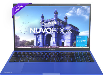 WINGS Nuvobook S2 Aluminium Alloy Metal Body Intel Intel Core I3 11th Gen 1125G4 – (8 GB/512 GB SSD/Windows 11 Home) WL-Nuvobook S2-BLU Thin And Light Laptop  (15.6 Inch, Blue, 1.60 Kg) For Rs. 24990 @ 53 %