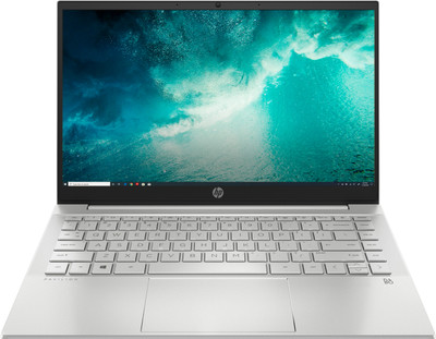 HP Pavilion Ryzen 5 Hexa Core 5625U - (8 GB/512 GB SSD/Windows 11 Home) 14-EC1003AU Thin and Light Laptop(14 Inch, Natural Silver, 1.41 Kg, With MS Office)