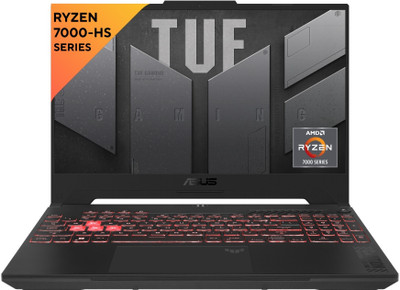 ASUS TUF Gaming A15 AMD Ryzen 7 Octa Core 7435HS - (16 GB/512 GB SSD/Windows 11 Home/6 GB Graphics/NVIDIA GeForce RTX 4050) FA507NUR-LP082W Gaming Laptop(15.6 Inch, Mecha Gray, 2.20 Kg)
