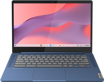 Lenovo IP Slim 3 Chrome MediaTek MediaTek Kompanio 520 – (4 GB/128 GB EMMC Storage/Chrome OS) 14M868 Chromebook  (14 Inch, Abyss Blue, 1.3 Kg) For Rs. 15990 @ 44 %