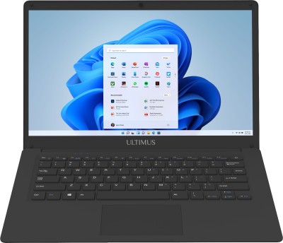 Ultimus Pro Celeron Dual Core - (4 GB/128 GB SSD/Windows 11 Home) NU14U3INC43BN-MB Thin and Light Laptop(14.1 Inch, Matt Black)