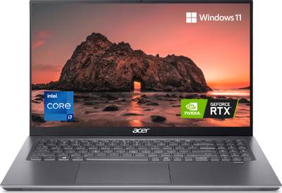 acer Swift X Core i7 11th Gen - (16 GB/1 TB SSD/Windows 11 Home/4 GB Graphics/NVIDIA GeForce RTX 3050Ti) SFX16-51G Gaming Laptop