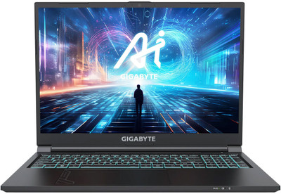 GIGABYTE G Series Intel Core i7 13th Gen 13620H - (16 GB/1 TB SSD/Windows 11 Home/8 GB Graphics/NVIDIA GeForce RTX 4060) G6 KF-H3IN894KH Gaming Laptop(16 Inch, Black, 2.3 Kg)