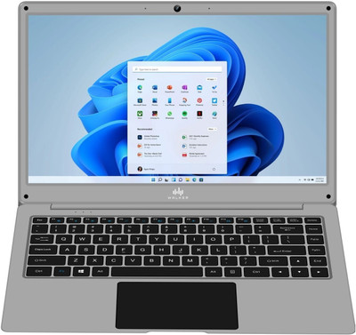 walker Intel Celeron Dual Core N4020 - (4 GB/128 GB SSD/Windows 11 Home) NU14A1 Thin and Light Laptop(14.1 inch, Cloud Silver, 1.3 Kg)